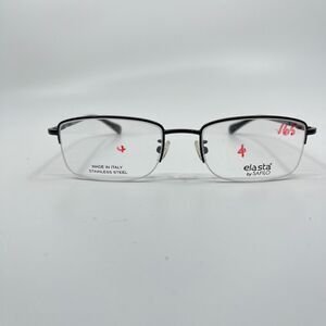 SAFILO ELASTA E7206 JVX Eyeglasses Frames Black‎ Half rim H6775